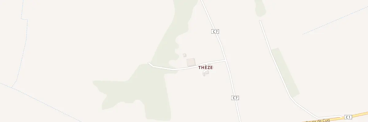 Plan du 5278 Theze à Dunes