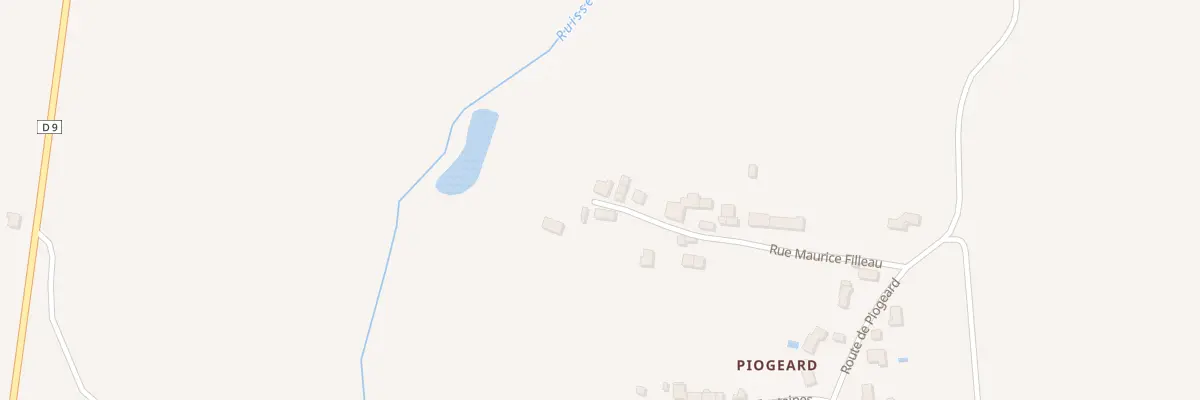 Plan du 18 Rue Maurice Filleau à La Puye