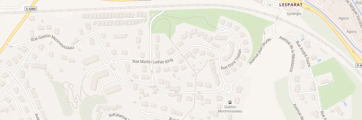 Plan du 25 Rue Martin Luther King à Boulazac Isle Manoire