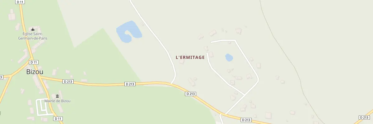 Plan du 42 L’Hermitage à Bizou