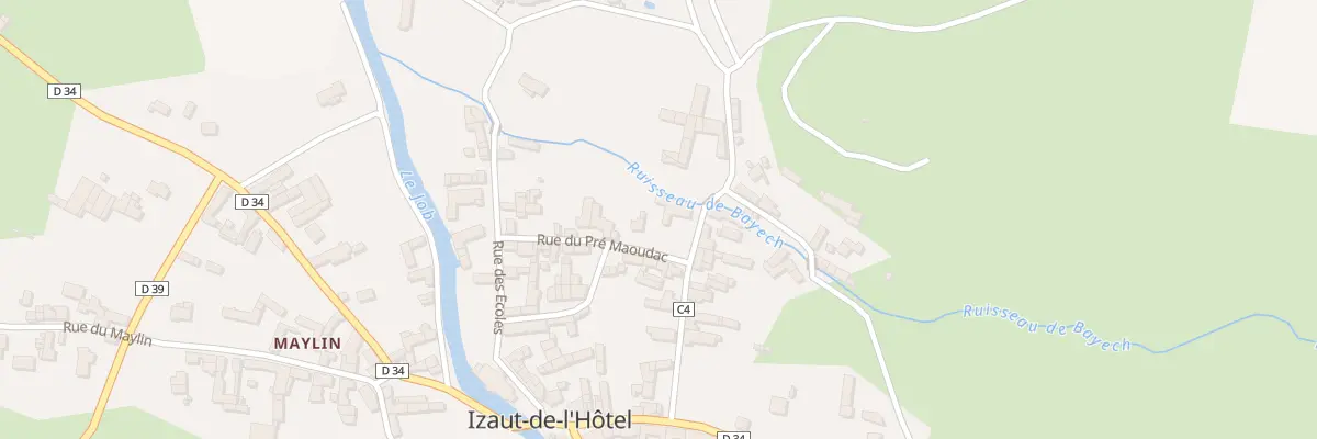 Plan du 27 Village à Izaut-de-l’Hôtel