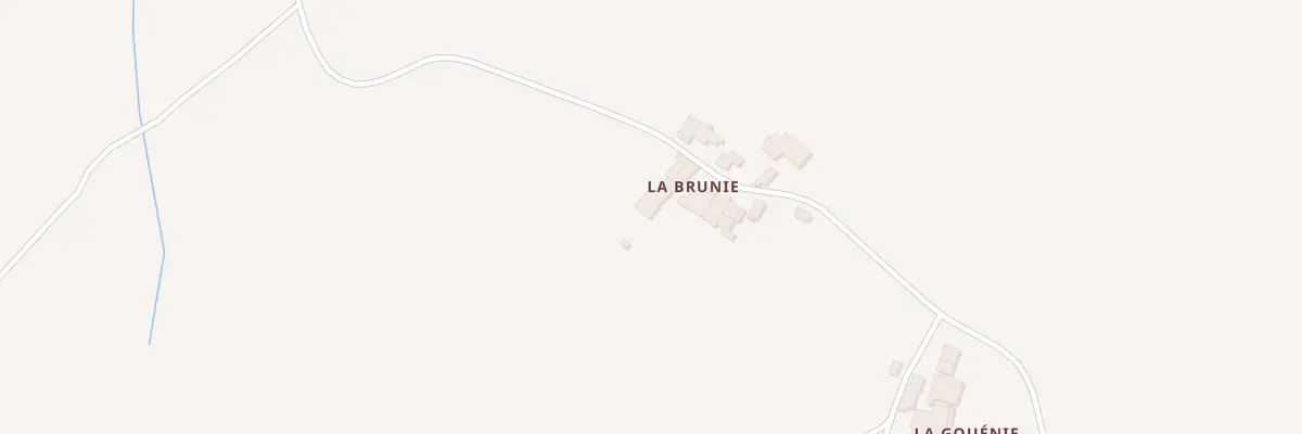 Plan du 5206 La Brunie à Chabrac