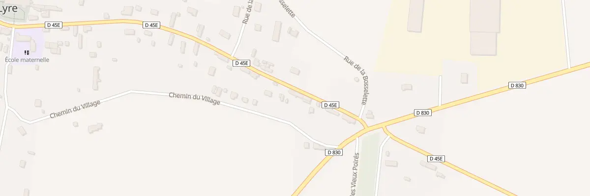 Plan du 27 Rue St Pierre à La Vieille-Lyre