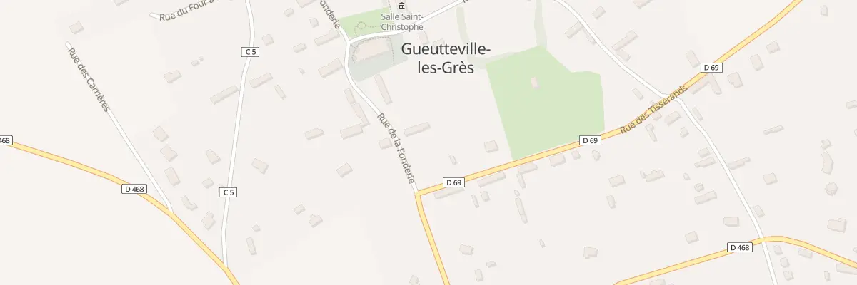 Plan du 50 Rue de la Fonderie à Gueutteville-les-Grès