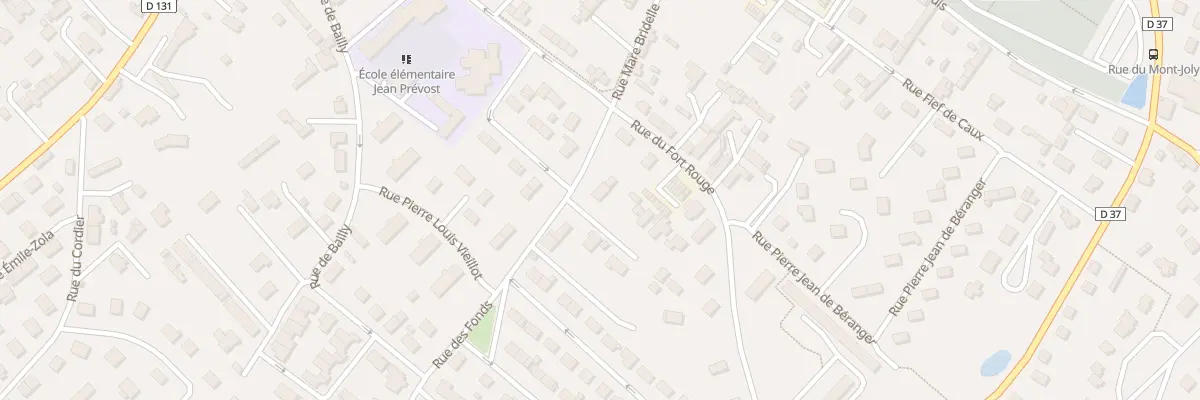 Plan du 3 Rue des Fonds à Yvetot