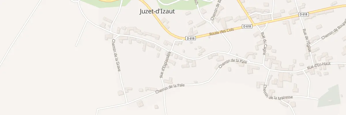 Plan du 1260 Che St Jacques de Compostelle à Juzet-d’Izaut
