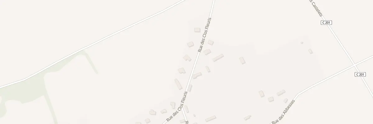Plan du 361 Rue des Clos Fleuris à Gueutteville-les-Grès