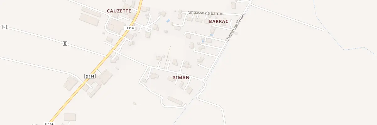 Plan du 5217 Siman à Saint-Nicolas-de-la-Balerme