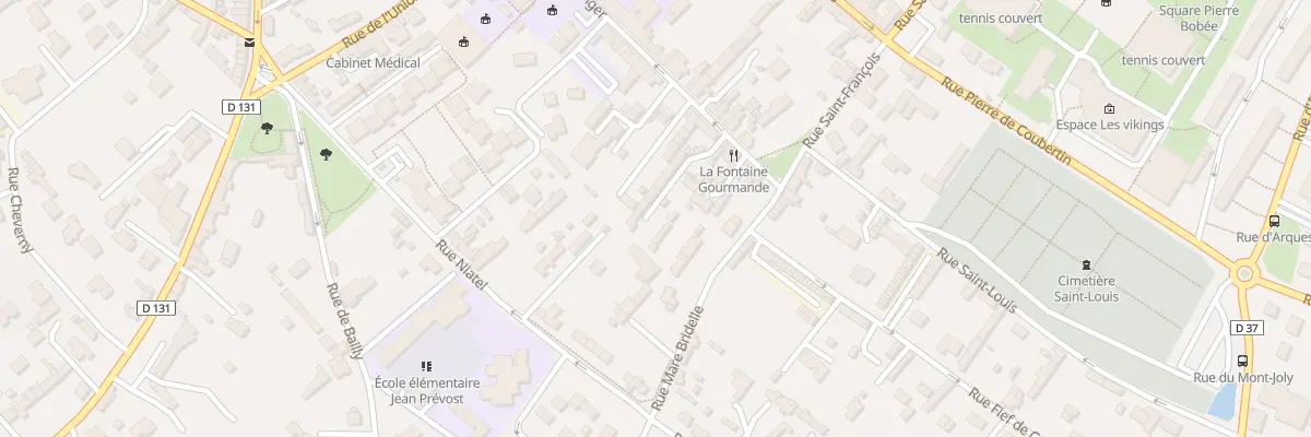 Plan du 66F Rue Bellanger à Yvetot