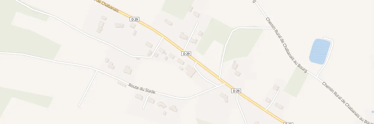 Plan du 21 Rte de Chabanais à Chassenon