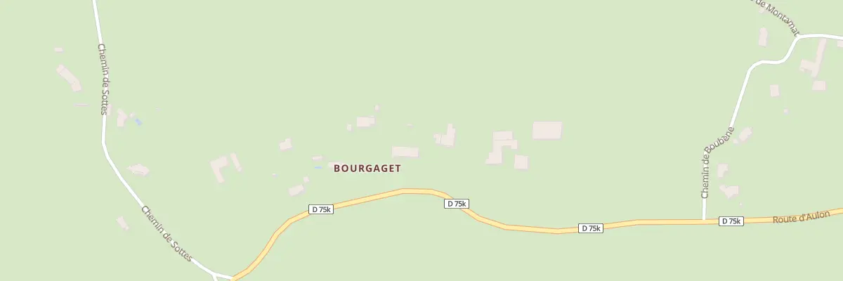 Plan du 91 Bourgaget à Saint-Marcet