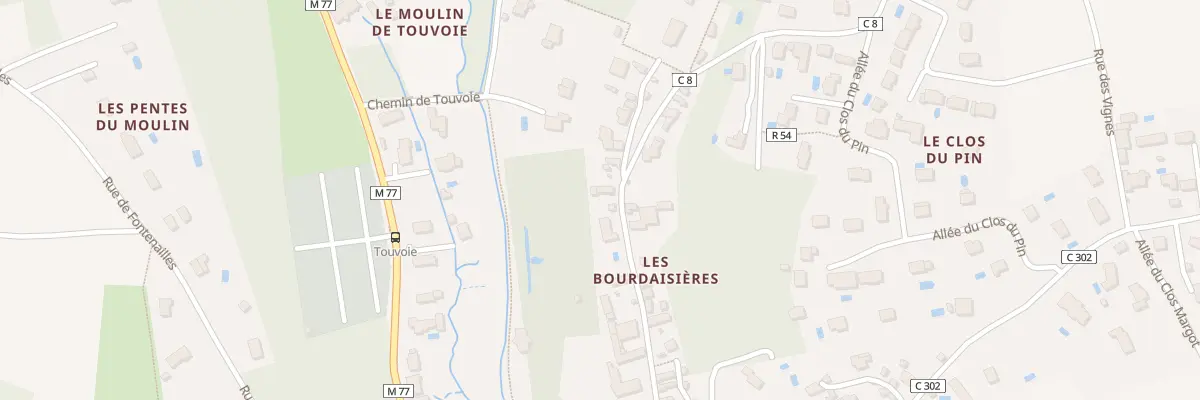 Plan du 21 Rue des Bourdaisières à Rochecorbon