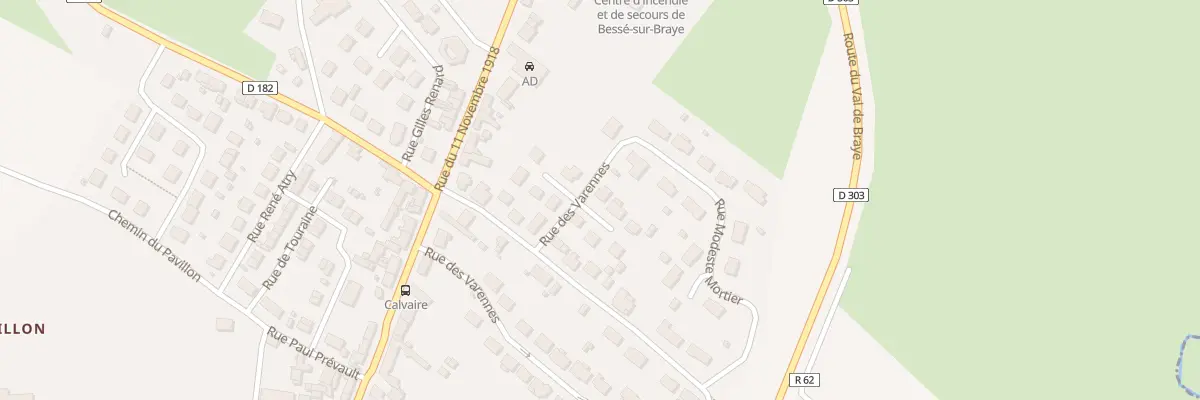 Plan du 42 Rue des Varennes à Bessé-sur-Braye