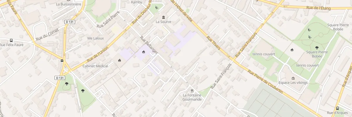 Plan du 43 Rue Bellanger à Yvetot