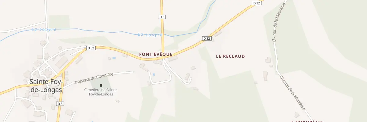 Plan du 67 Le Reclaud à Sainte-Foy-de-Longas