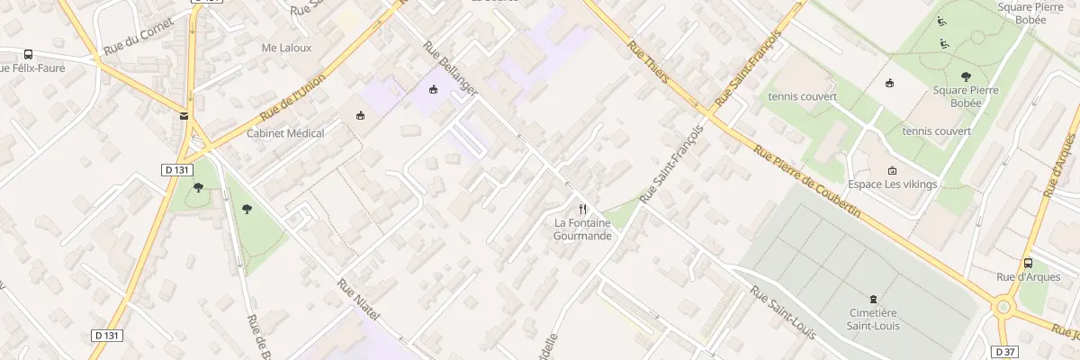 Plan du 58B Rue Bellanger à Yvetot
