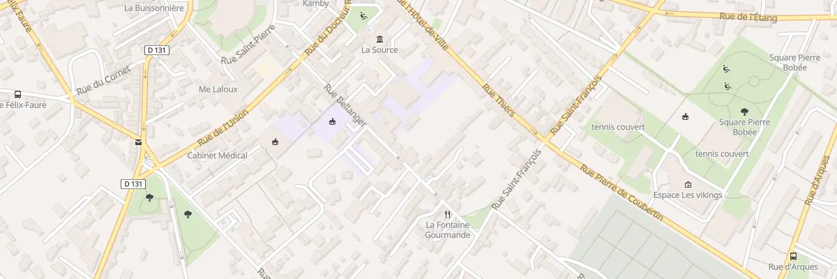 Plan du 45 Rue Bellanger à Yvetot