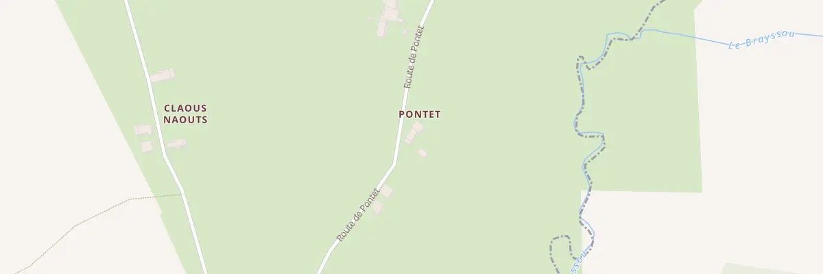 Plan du 2604 Rte de Pontet à Rives