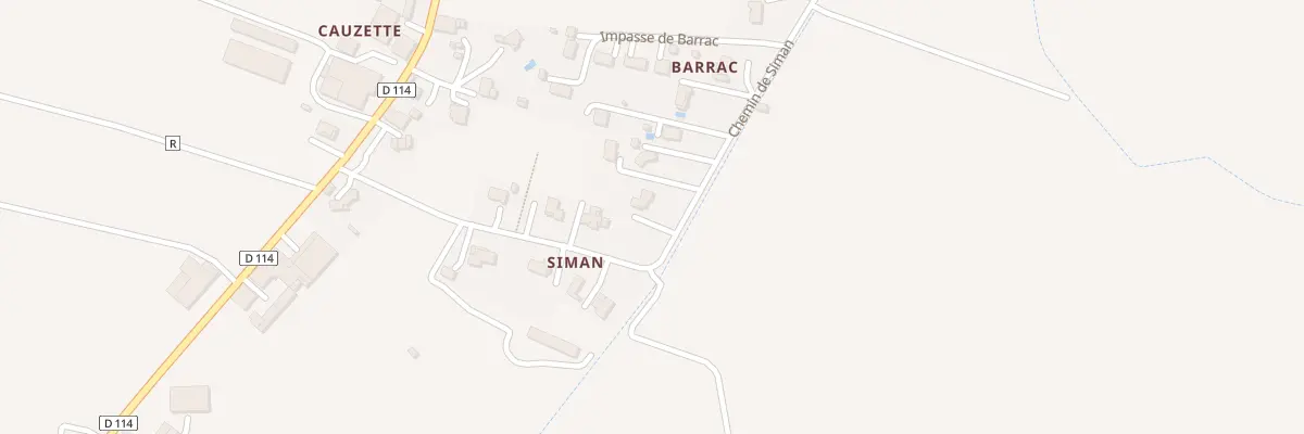 Plan du 5221 Siman à Saint-Nicolas-de-la-Balerme
