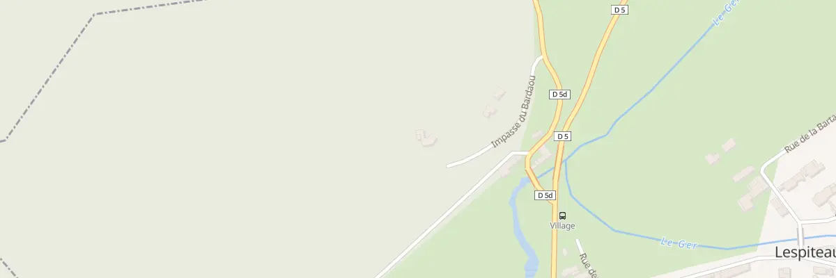 Plan du 6 Imp du Bardaou à Lespiteau