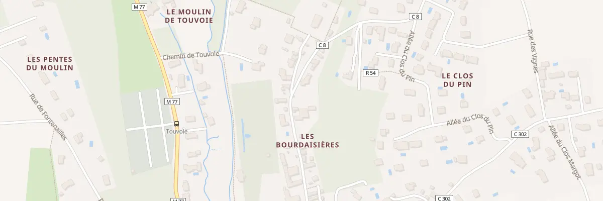 Plan du 22 Rue des Bourdaisières à Rochecorbon