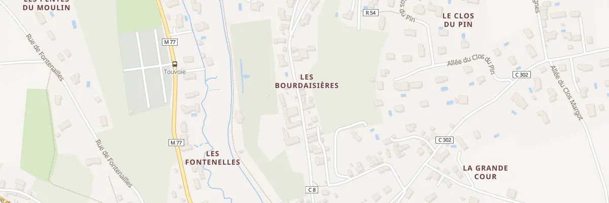 Plan du 12 Rue des Bourdaisières à Rochecorbon
