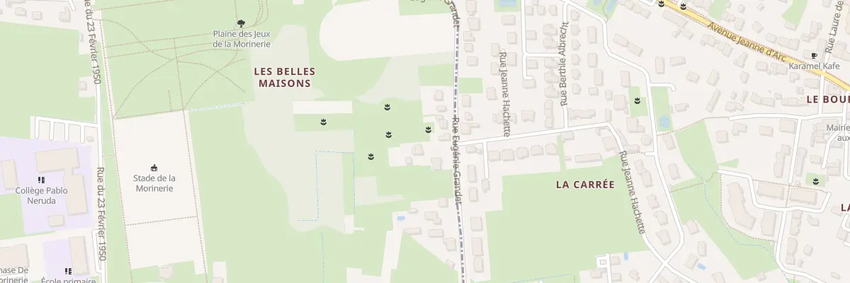 Plan du 32 Rue Eugénie Grandet à Saint-Pierre-des-Corps