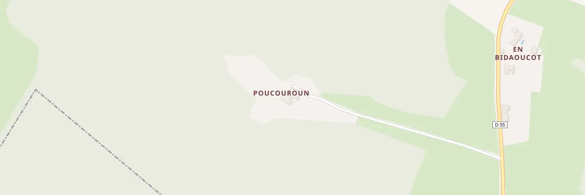 Plan du 62 Poucouroun à Puymaurin