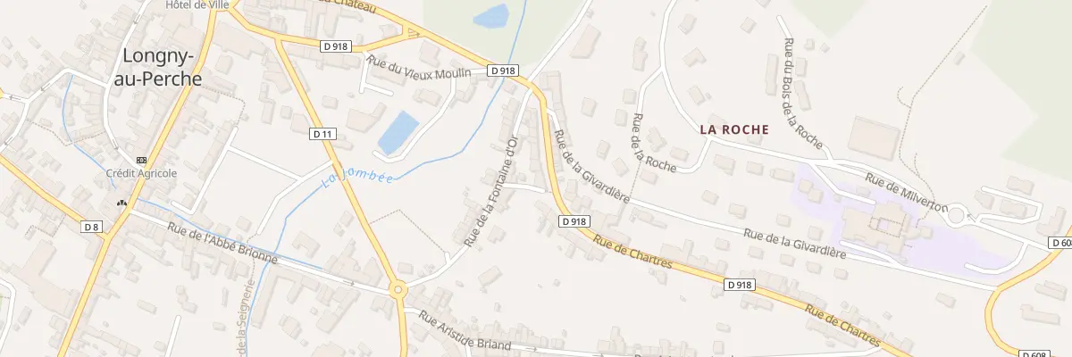 Plan du 28 Rue de Chartres à Longny les Villages