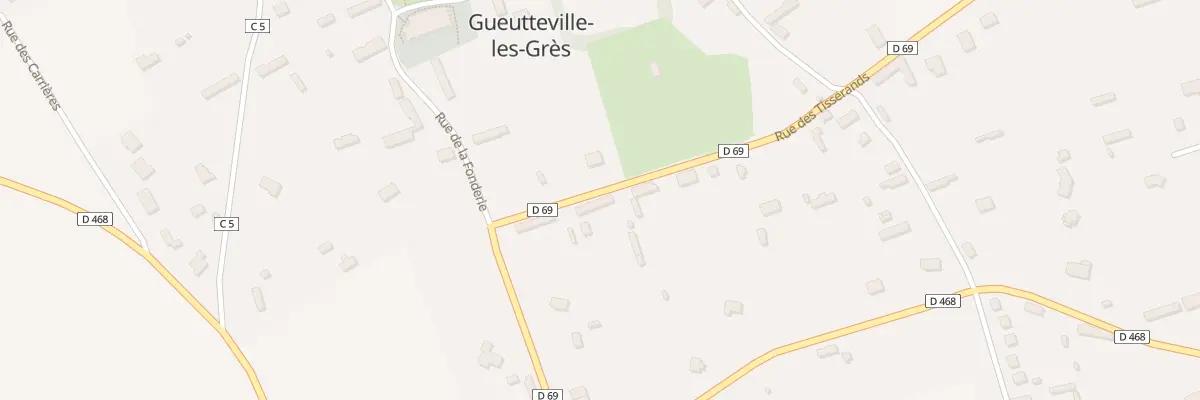 Plan du 278 Rue des Tisserands à Gueutteville-les-Grès