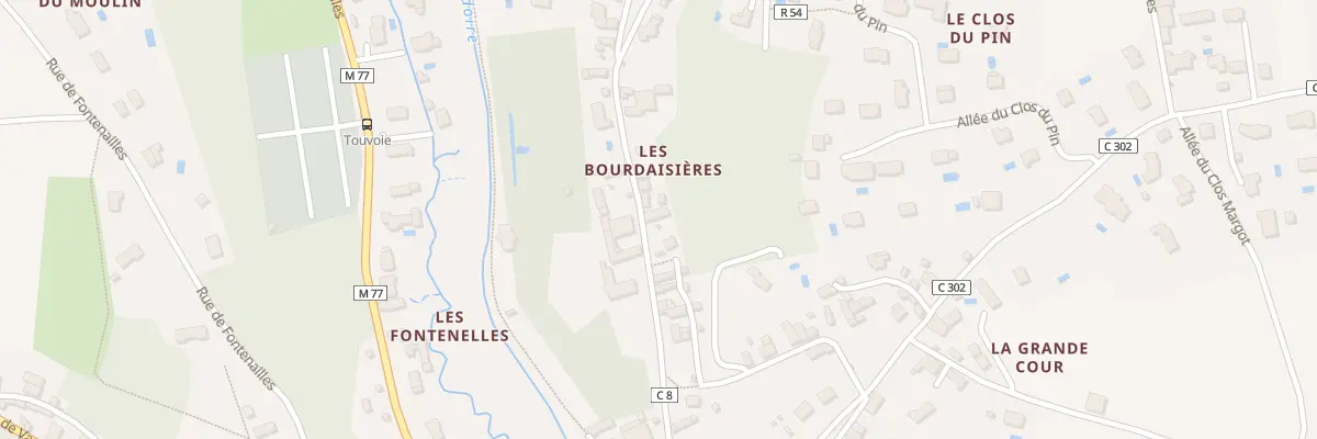 Plan du 10 Rue des Bourdaisières à Rochecorbon