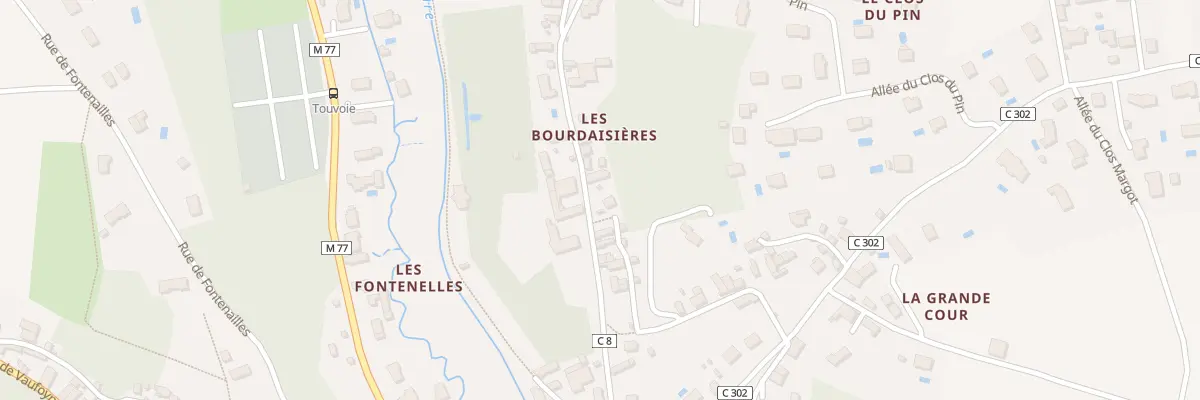 Plan du 504 Les Bourdaisieres à Rochecorbon
