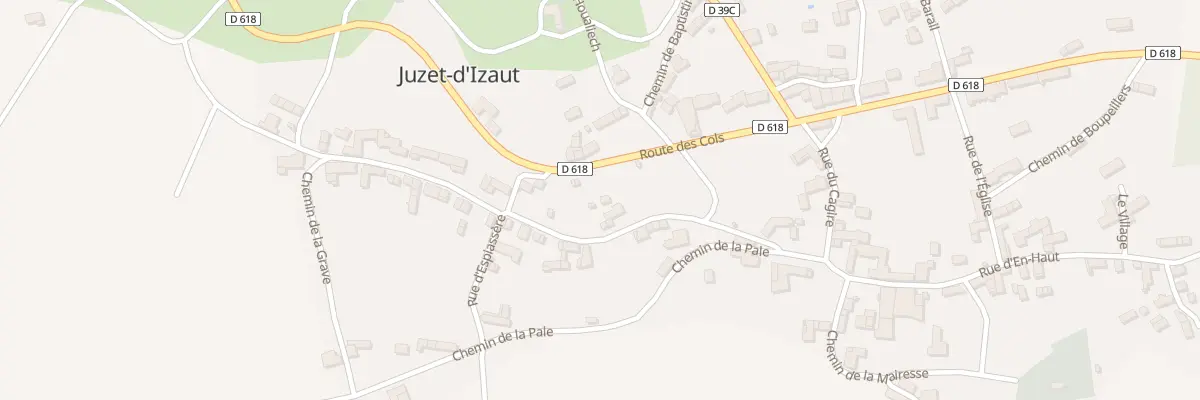 Plan du 1190 Che St Jacques de Compostelle à Juzet-d’Izaut