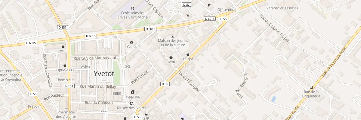 Plan du 50 Rue du Calvaire à Yvetot