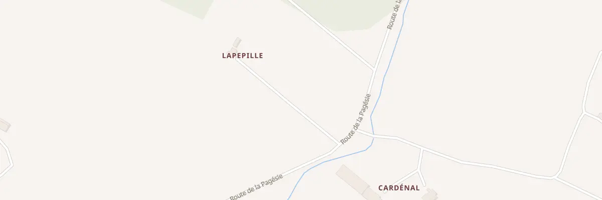 Plan du 2012 Rte de la Pagésie à Saint-Étienne-de-Villeréal