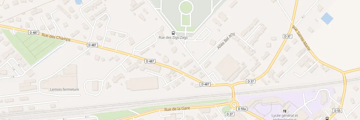 Plan du 12 Rue des Champs à Yvetot