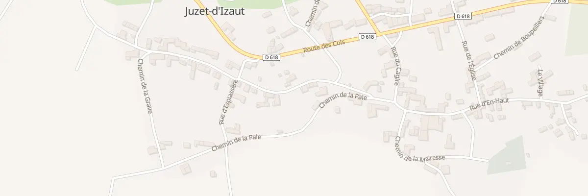 Plan du 1120 Che St Jacques de Compostelle à Juzet-d’Izaut