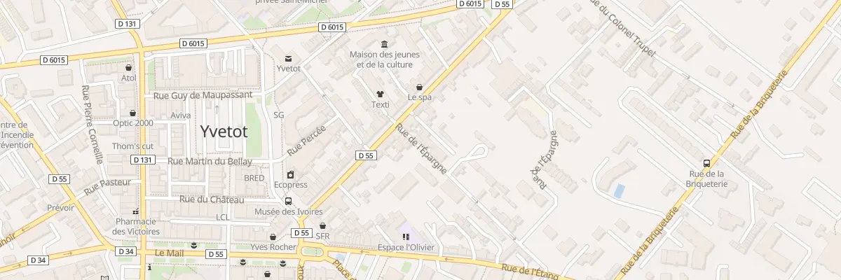 Plan du 1B Rue de l’Epargne à Yvetot
