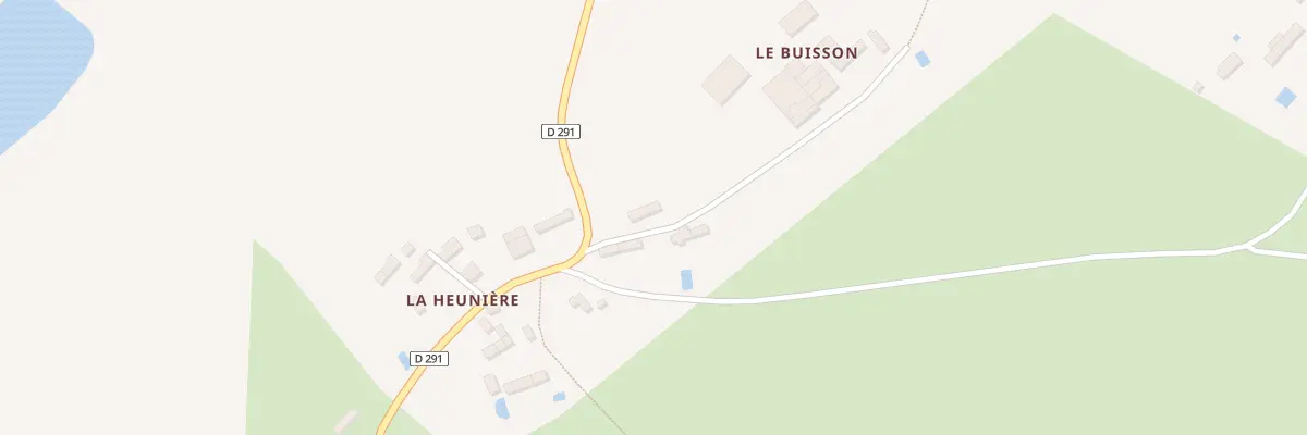 Plan du 134 La Heunière à Charencey