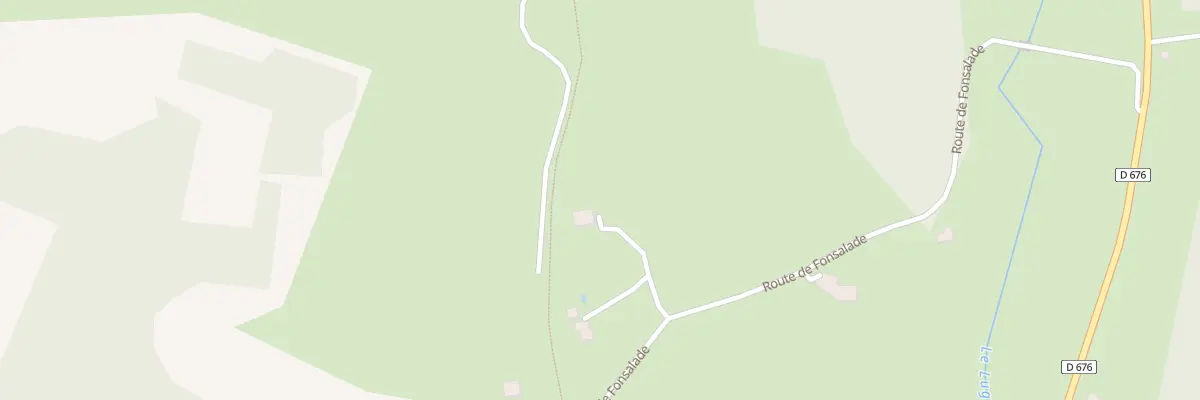 Plan du 568 Rte de Fonsalade à Beaumontois en Périgord