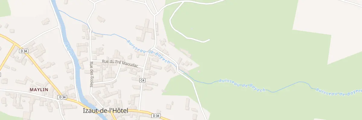 Plan du 78 Montidet à Izaut-de-l’Hôtel