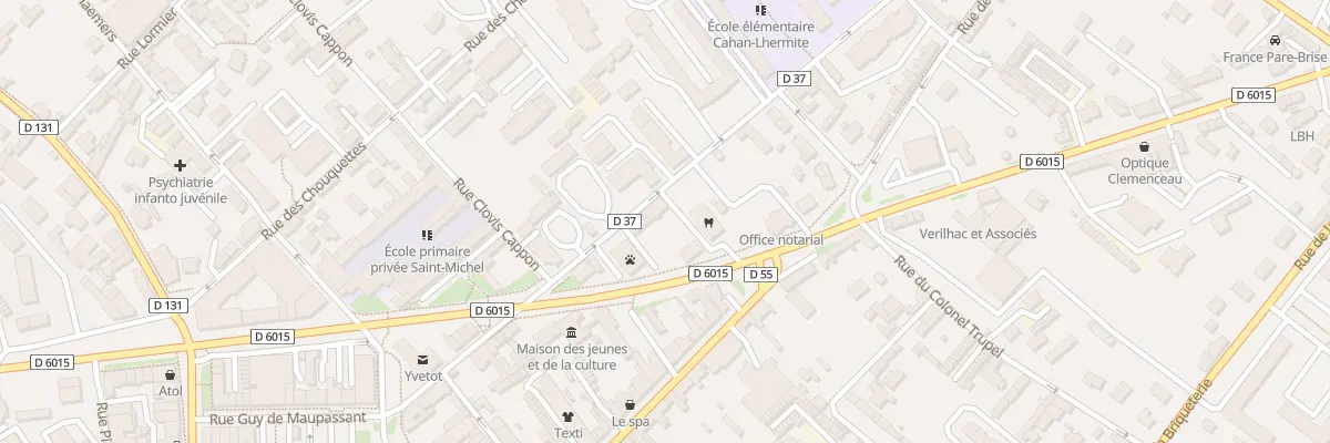 Plan du 28 Rue Carnot à Yvetot