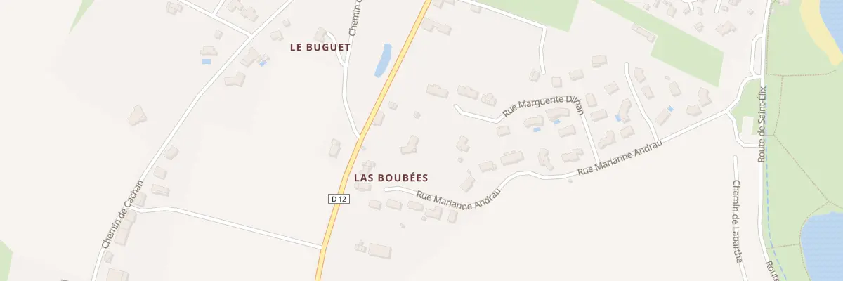 Plan du 5605 Rte de Simorre à Saramon