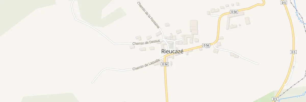 Plan de Labragere à Rieucazé