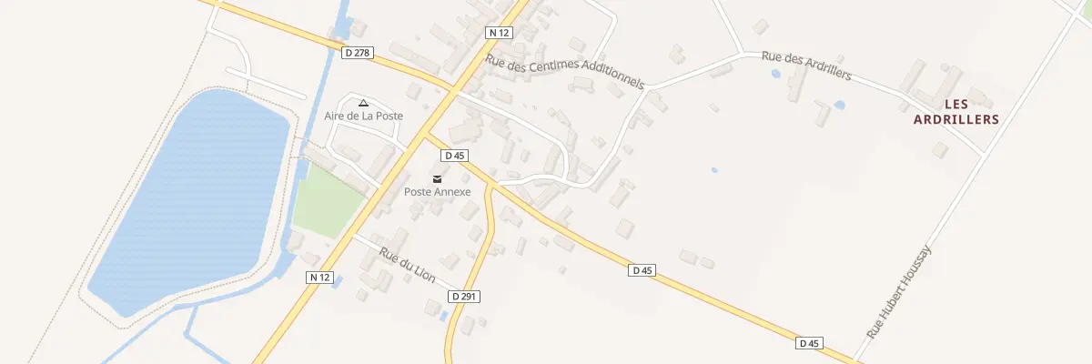 Plan du 1 Rue du Chemin Vert à Charencey