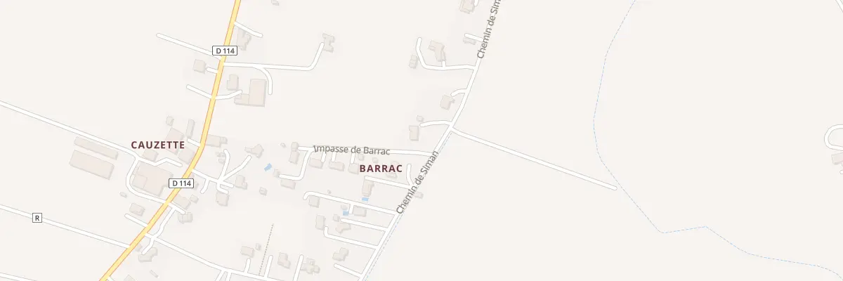 Plan du 776 Che de Siman à Saint-Nicolas-de-la-Balerme