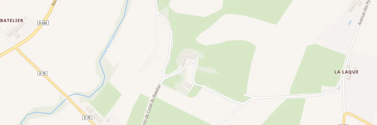 Plan du 290 Che de Coste du Batelier à Puymaurin