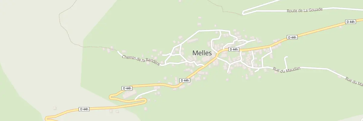 Plan du 83 Village à Melles