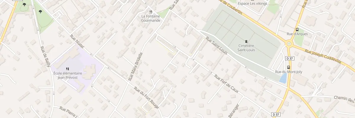Plan du 10 Rue Fief de Caux à Yvetot