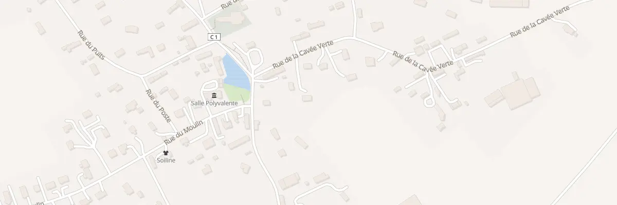 Plan du 68 Rue de la Cavée Verte à Manneville-ès-Plains